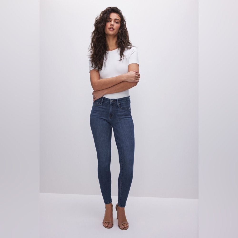 Good American GOOD LEGS SKINNY JEANS size 00 Blue Nwt‎